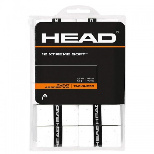 Blister Overgrips Head Xtreme Soft White 12 Units