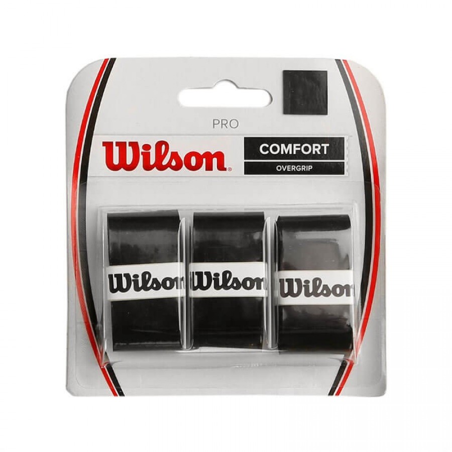 Blister Wilson 3 Overgrips Pro Negro  Offer + Cheap