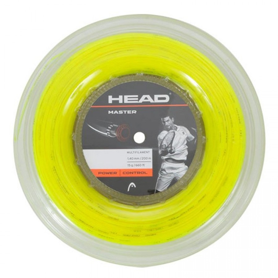 Bobina Cordaje 200m Head Master 1,40mm Amarillo  Oferta + Barato