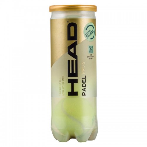 Pot of 3 Balls Head Padel Pro S