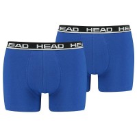 Head Basic Boxers Bleu Noir 2 Unites  Offre - Pas cher