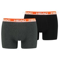 Head Basic Boxers Grey Red 2 Units  Offer + Cheap