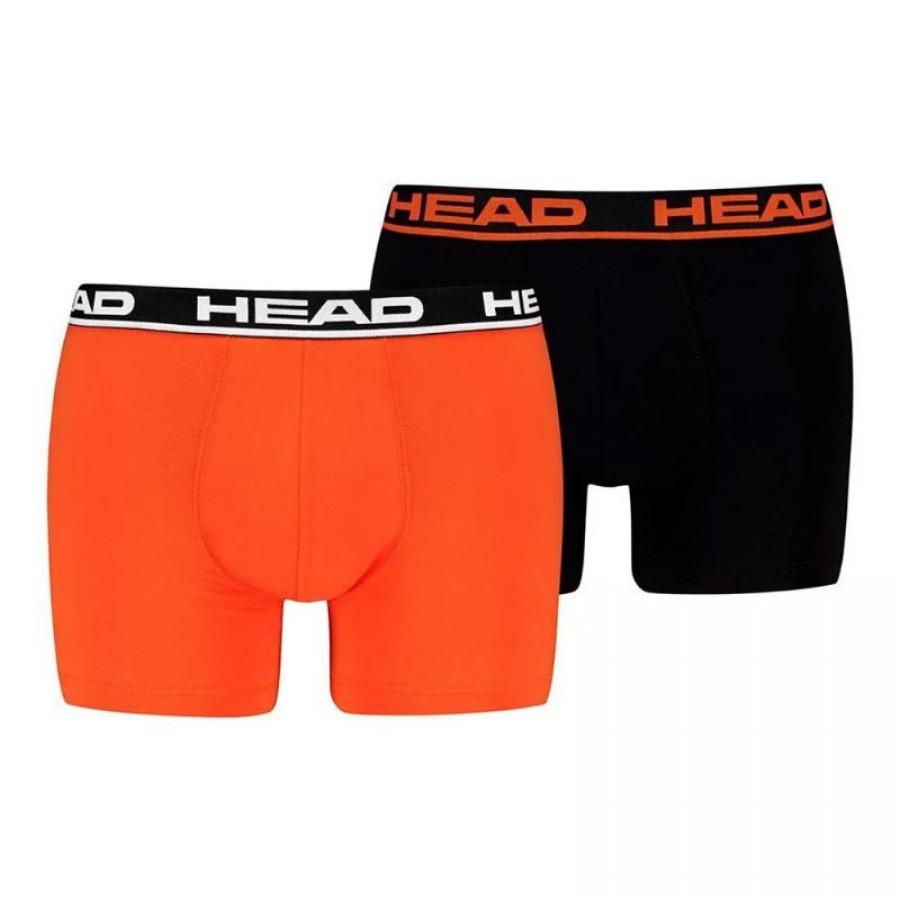 Head Basic Orange Black Boxers 2 Units  Offer + Cheap