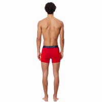 Lacoste Navy Blue White Red Boxers 3 Units  Offer + Cheap