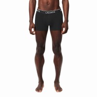 Boxer noir Lacoste 3 unités  Offre - Pas cher