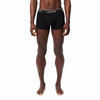 Boxer Lacoste Noir Blanc Gris Vigore 3 unités  Offre - Pas cher