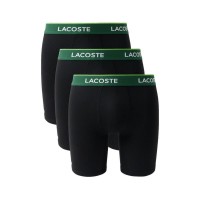 Lacoste Black Green Boxers 3 Unidades