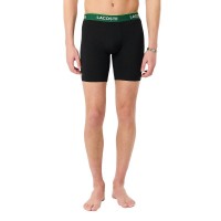 Lacoste Black Green Boxers 3 Unidades