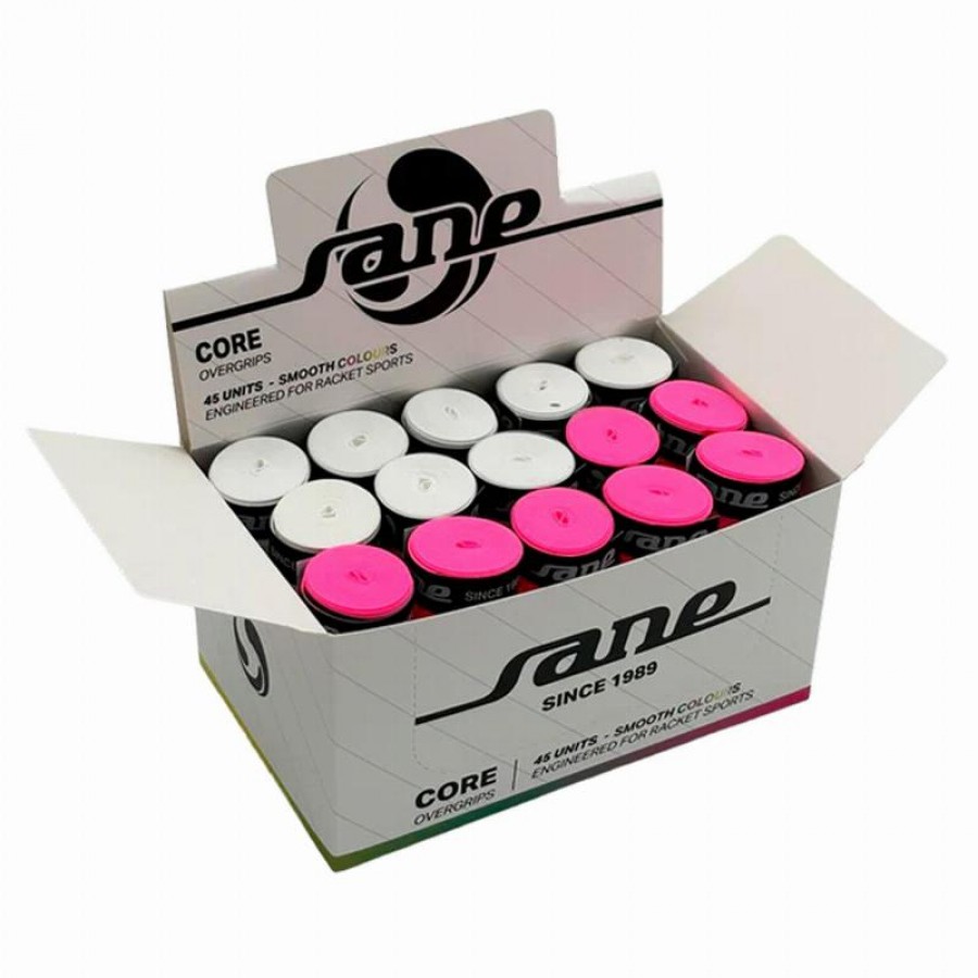 Sane Core Smooth Multicolor Overgrips Box 45 Unità