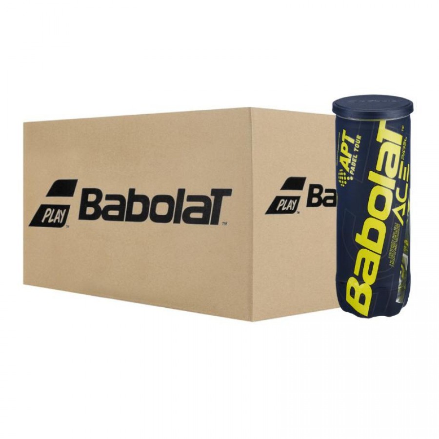Cajon 72 Pelotas - 24 Pots de 3 unites Babolat Ace Padel  Offre - Pas cher