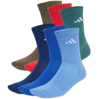 Calcetines Adidas Cushioned Crew Azul Oscuro 6 Pares  Offer + Cheap