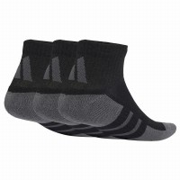 Calcetines Adidas Essentials Cushioned Quarter Negro Gris 3 Pares  Oferta + Barato