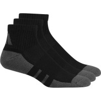 Calcetines Adidas Essentials Cushioned Quarter Negro Gris 3 Pares  Oferta + Barato
