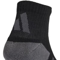 Calcetines Adidas Essentials Cushioned Quarter Negro Gris 3 Pares  Oferta + Barato