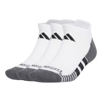 Calcetines Adidas Low Cut Blanco Negro 3 Pares  Oferta + Barato