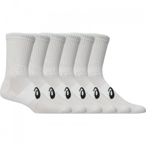 Asics Crew Performance Socks Glossy White 6 Pairs