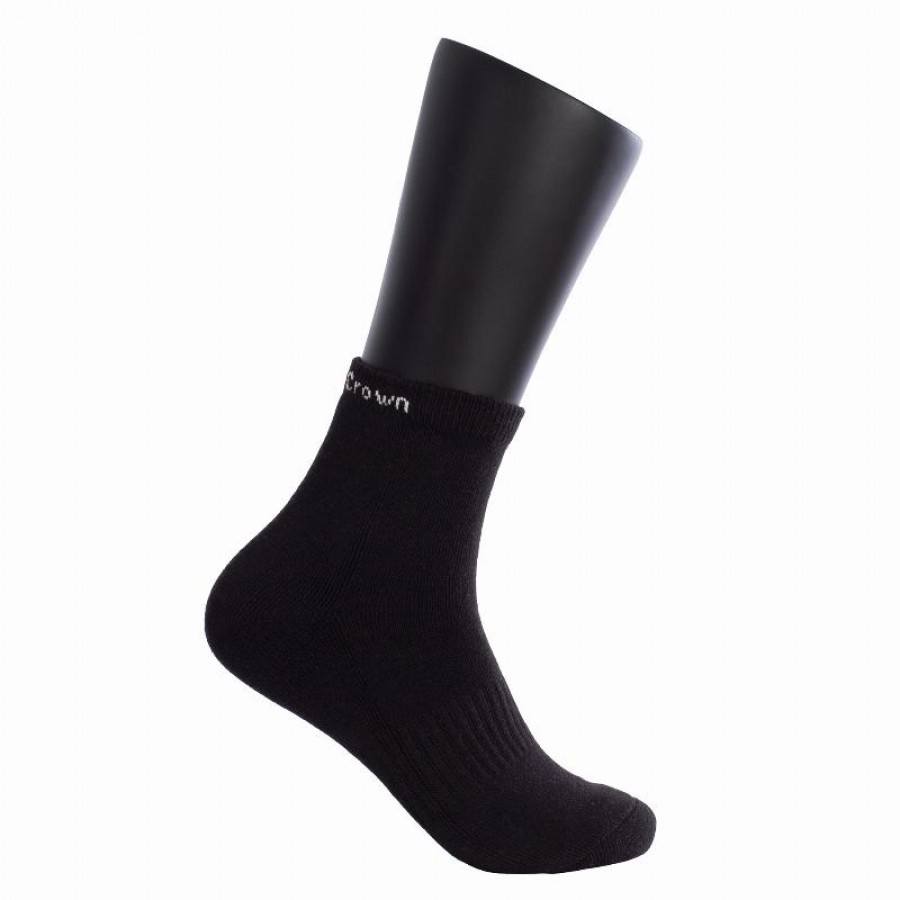 Calcetines Black Crown Pro Tobilleros Negro 1 Par  Oferta + Barato