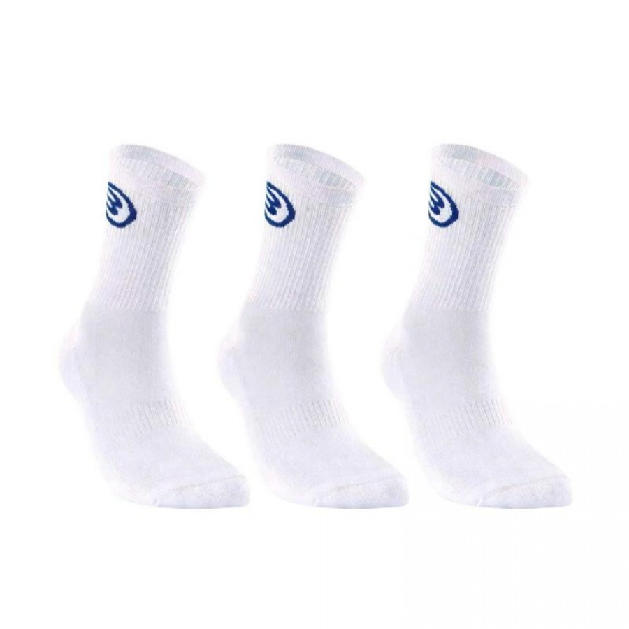 Calcetines Bullpadel BP262 Blanco 3 Pares