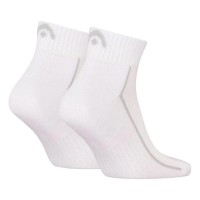 Calcetines Head Performance Quarter Blanco Gris 2 Pares  Offre - Pas cher