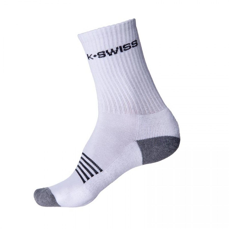 Kswiss Crew Calzini bianchi 3 Coppia  Offerta + Economico
