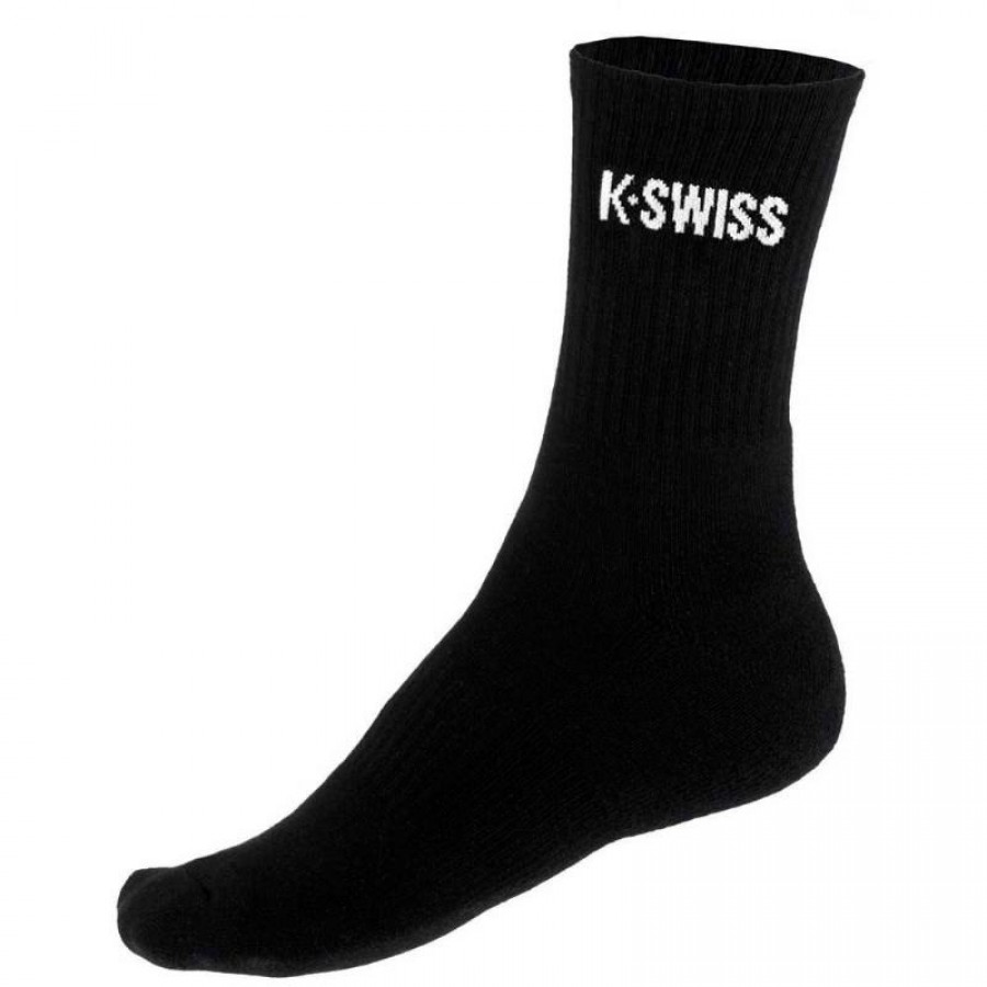 Kswiss Crew Hypercourt Preto 2 Pares Meias