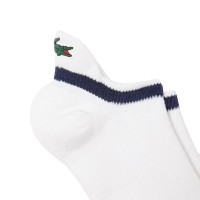 Calcetines Lacoste Sport Corte Bajo Blanco Marino 1 Par  Oferta + Barato