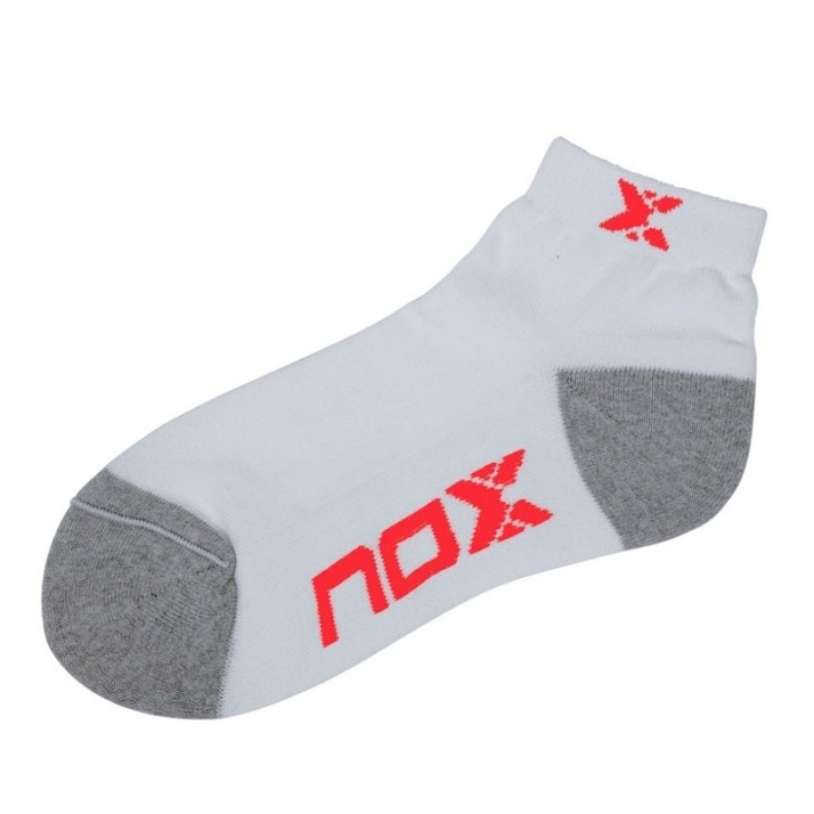 Nox Chaussettes Blanc Orange 1 Paire  Offre - Pas cher