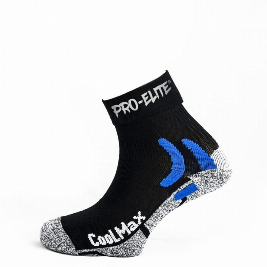 Pro Elite Coolmax Chaussettes Noir 1 Paire PADELPOINT Pro Elite Coolmax Chaussettes Noir 1 Paire