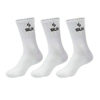 Siux Basic 26 Meias de Haste Alta Brancas 3 pares