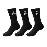 Siux Basic 26 Meias de Eixo Alto Pretas 3 Pares