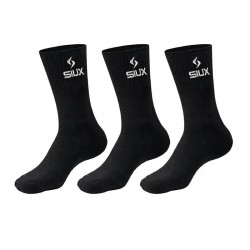 Siux Basic 26 Meias de Eixo Alto Pretas 3 Pares