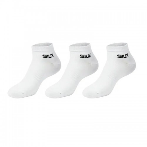 Siux Basic 26 Calzini Corti Bianchi 3 paia