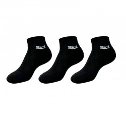 Siux Basic 26 Meias Curtas Pretas 3 Pares