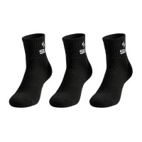 Siux Basic 26 meias até a panturrilha pretas 3 pares