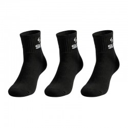 Siux Basic 26 meias até a panturrilha pretas 3 pares