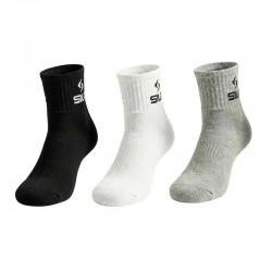 Siux Basic 26 meias de panturrilha Preto Cinza Branco 3 pares