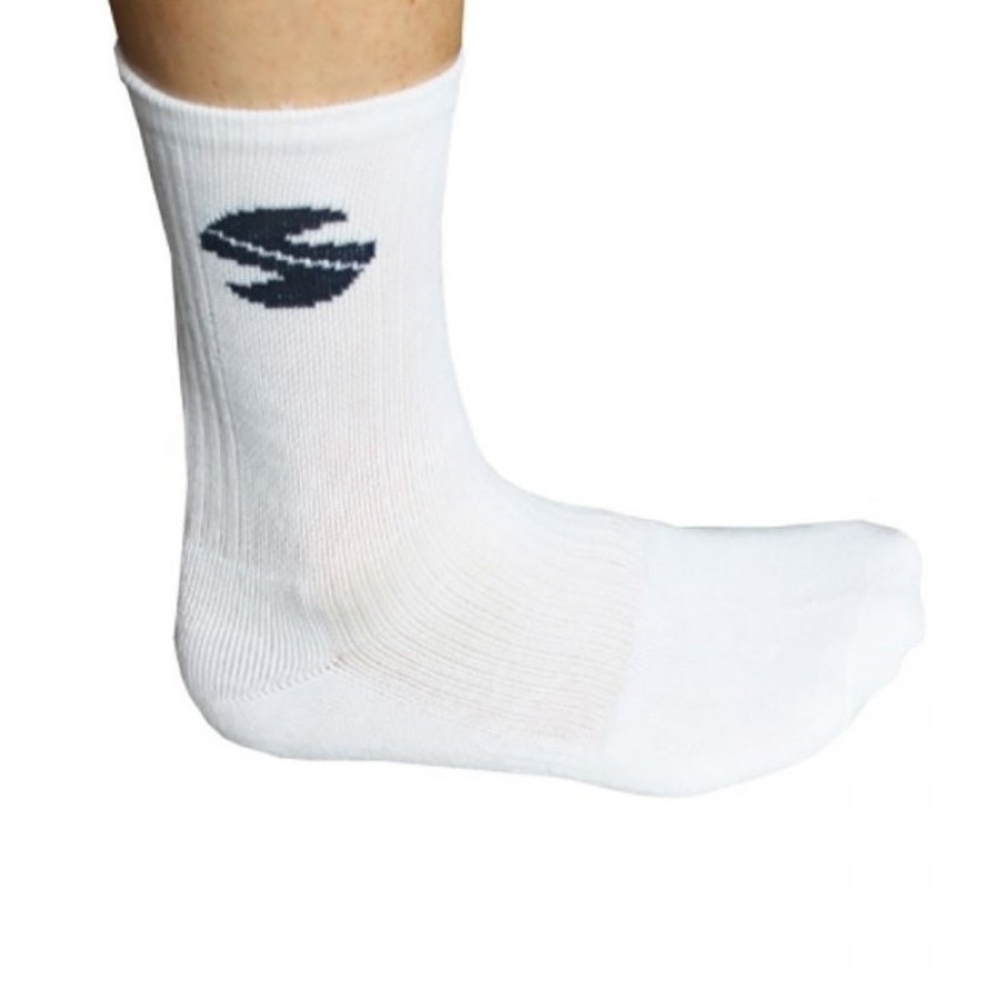 Meias altas macias Branco 1 Par  Oferta + Barato