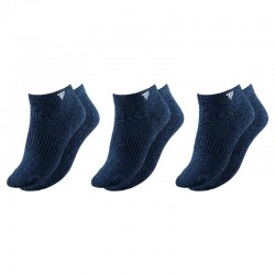 Calcetines Tecnifibre Low Cut Azul Marino 3 Pares