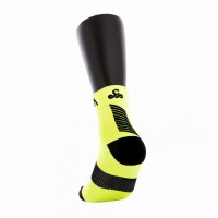 Socks Viper Kait Mid-Black Yellow Cane 1 Pair PADELPOINT Socks Viper Kait Mid-Black Yellow Cane 1 Pair