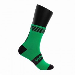 Calcetines Vibora Kait Caña Media Verde Negro 1 Par