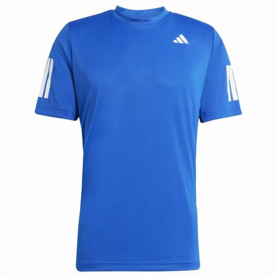 Camiseta Adidas Club 3 Stripes Royal Blue White  Oferta + Barato