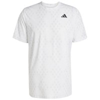 Camiseta Adidas Club Graphic Climacool Blanco Gris  Oferta + Barato