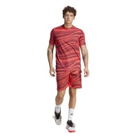 T-shirt adidas Club Graphic Rouge  Offre - Pas cher