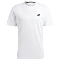 Camiseta Adidas Essentials Base Blanco Negro  Oferta + Barato