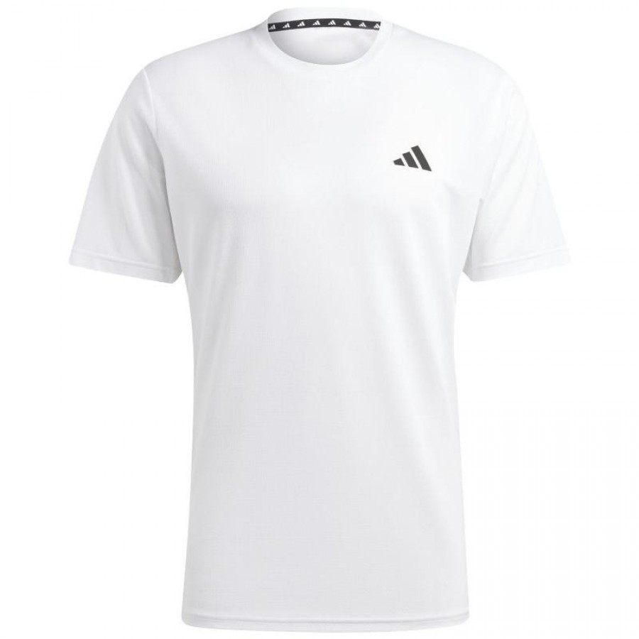 Camiseta Adidas Essentials Base Blanco Negro  Oferta + Barato