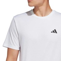 Camiseta Adidas Essentials Base Blanco Negro  Oferta + Barato
