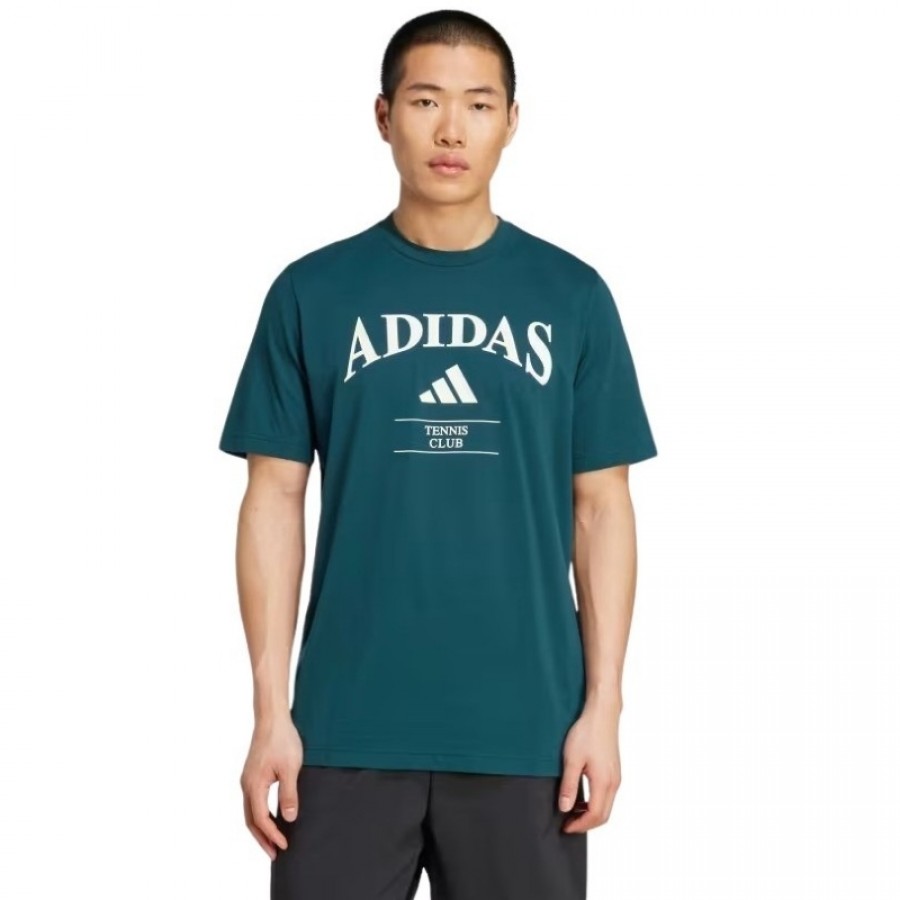 Adidas Heritage Graphic Green T-Shirt  Offer + Cheap