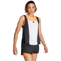 T-shirt Femme Adidas Match Pro Blanc Orange Noir  Offre - Pas cher