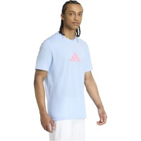 Camiseta Adidas Padel Graphic Azul Claro  Oferta + Barato