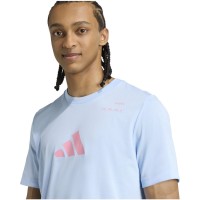 Camiseta Adidas Padel Graphic Azul Claro  Oferta + Barato